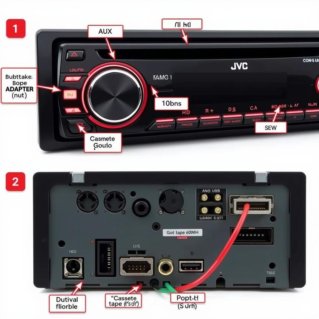 JVC Car Radio Input Types