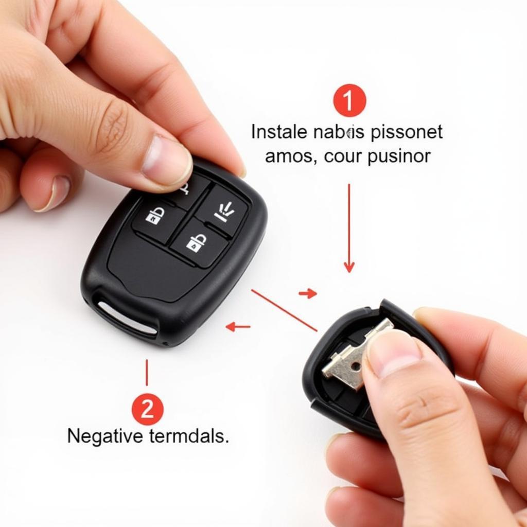 Correct Key Fob Battery Installation