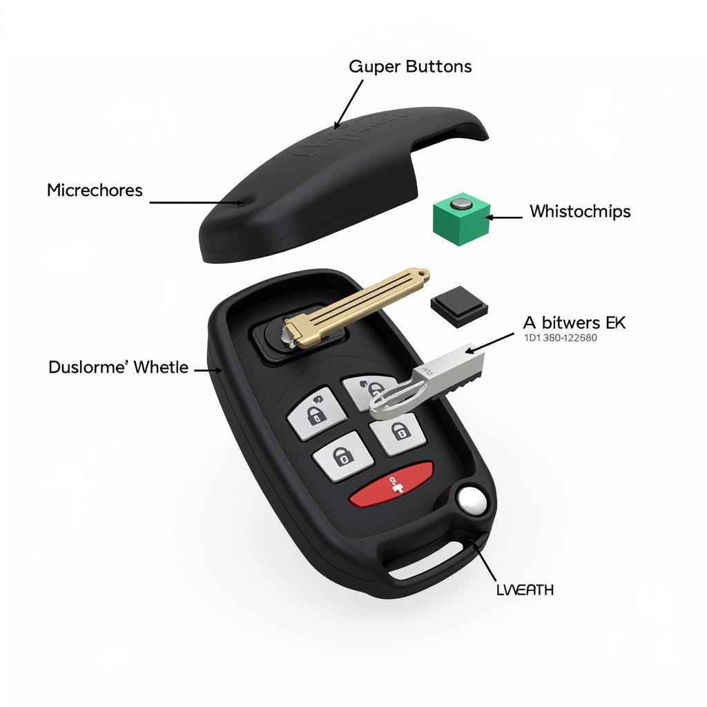 Internal Components of a Key Fob