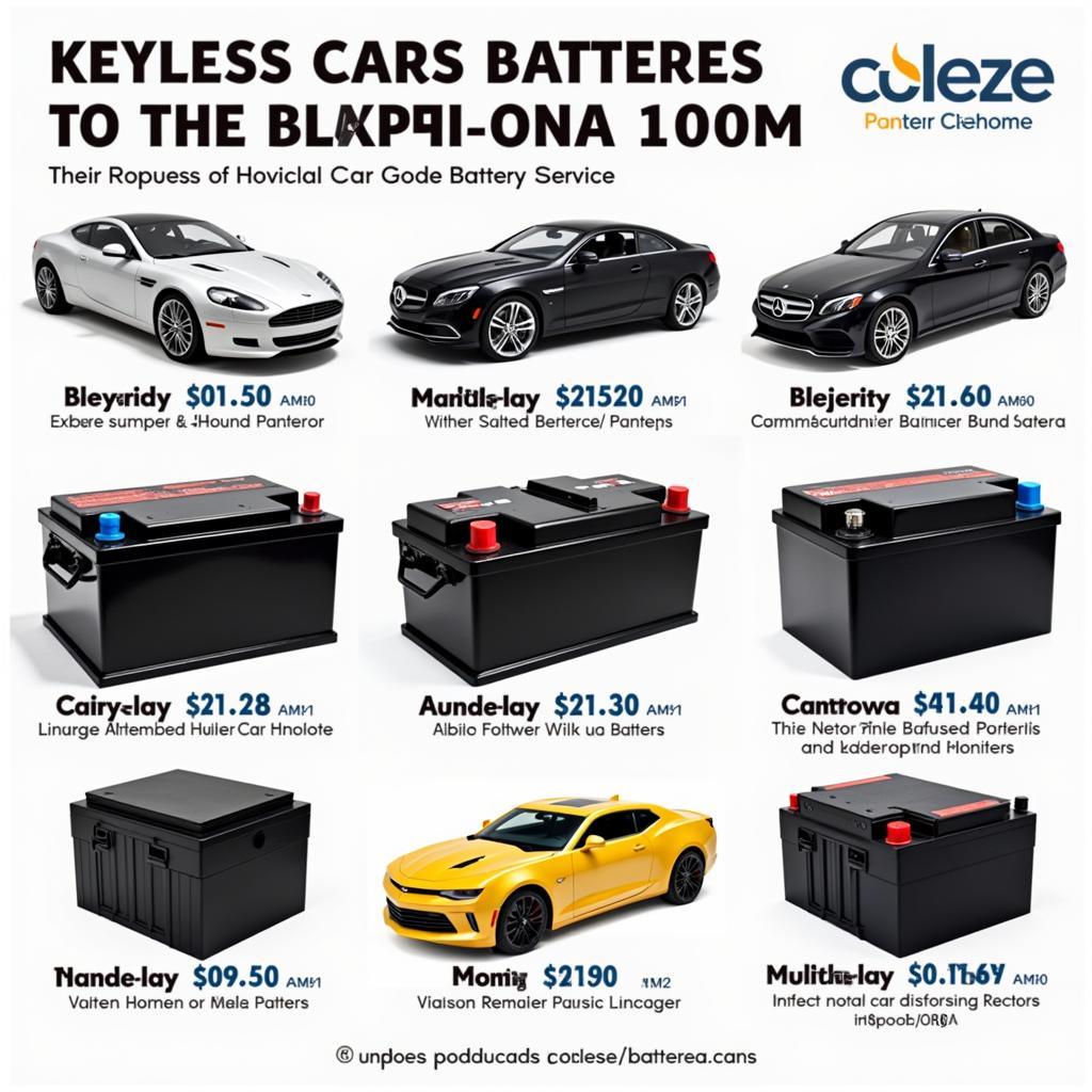 Different Types of Keyless Car Batteries