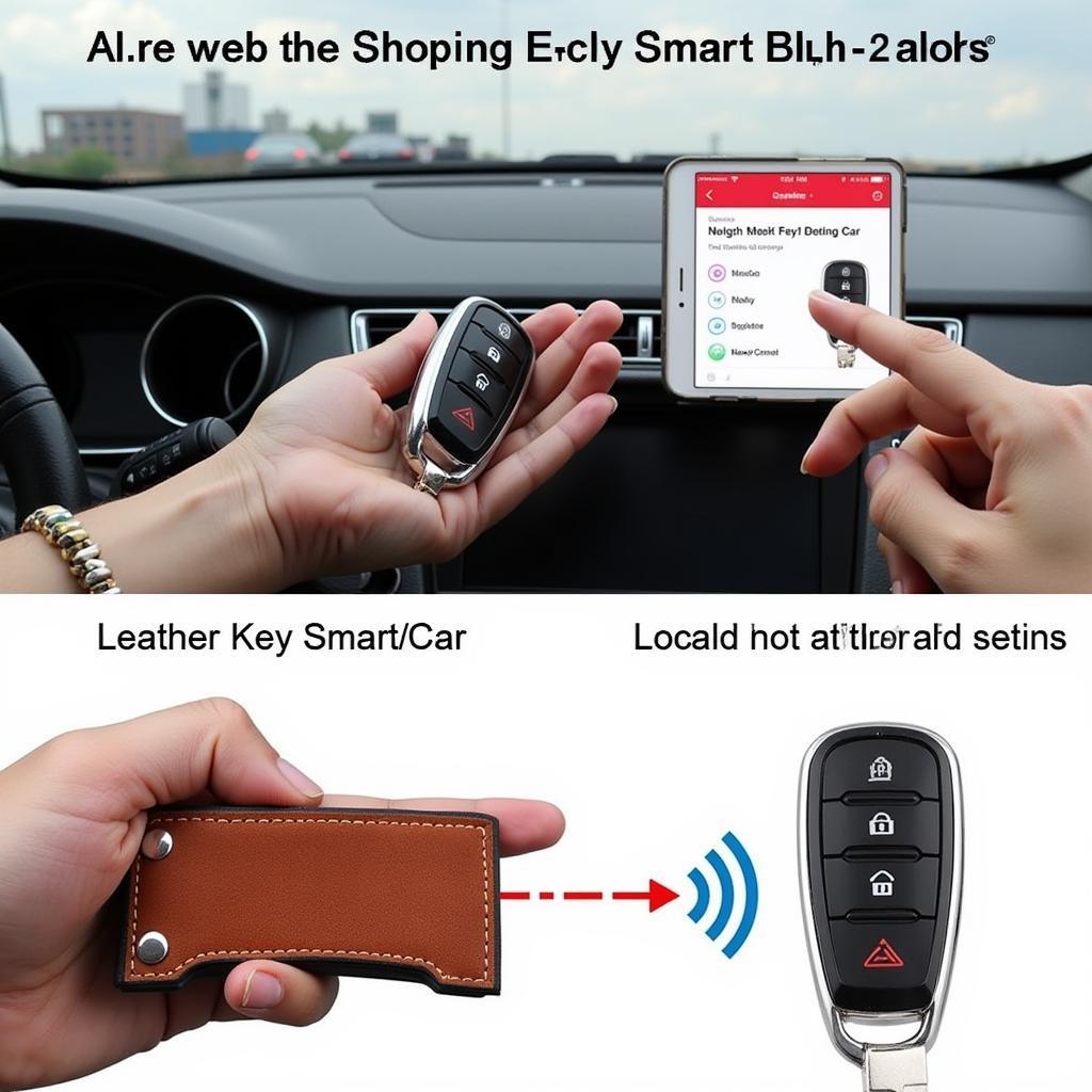 Leather Key Fob with Smart Key Integration