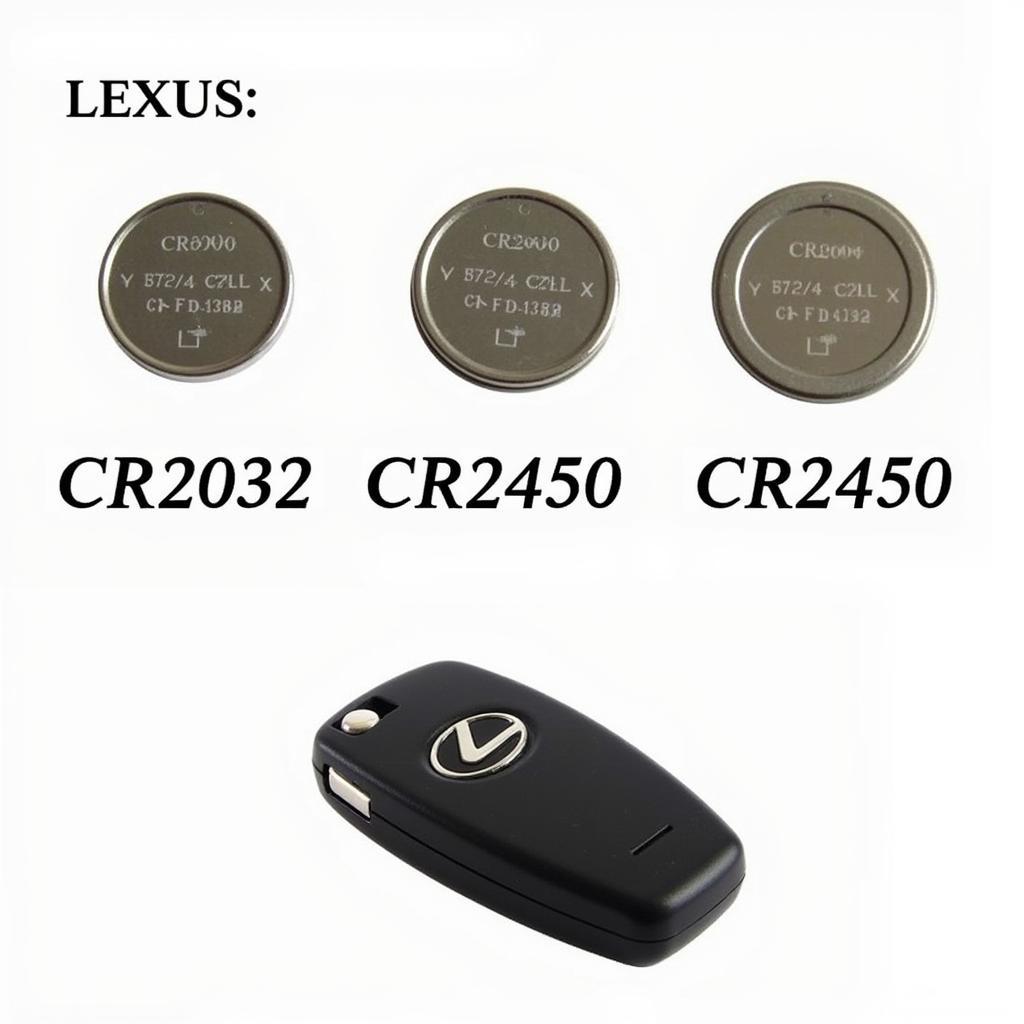 Lexus Key Fob Battery Types