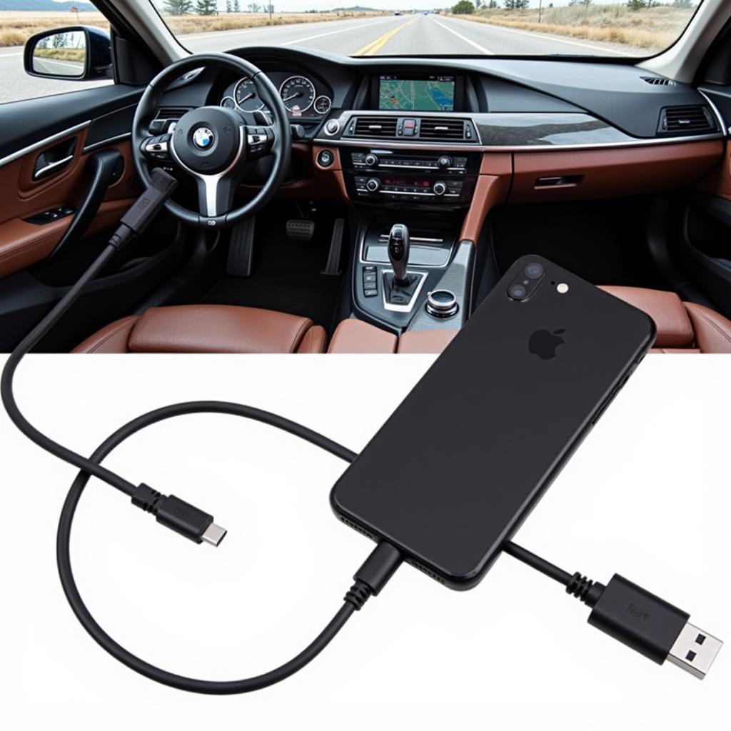 Lightning to BMW Adapter for Seamless Audio and Video