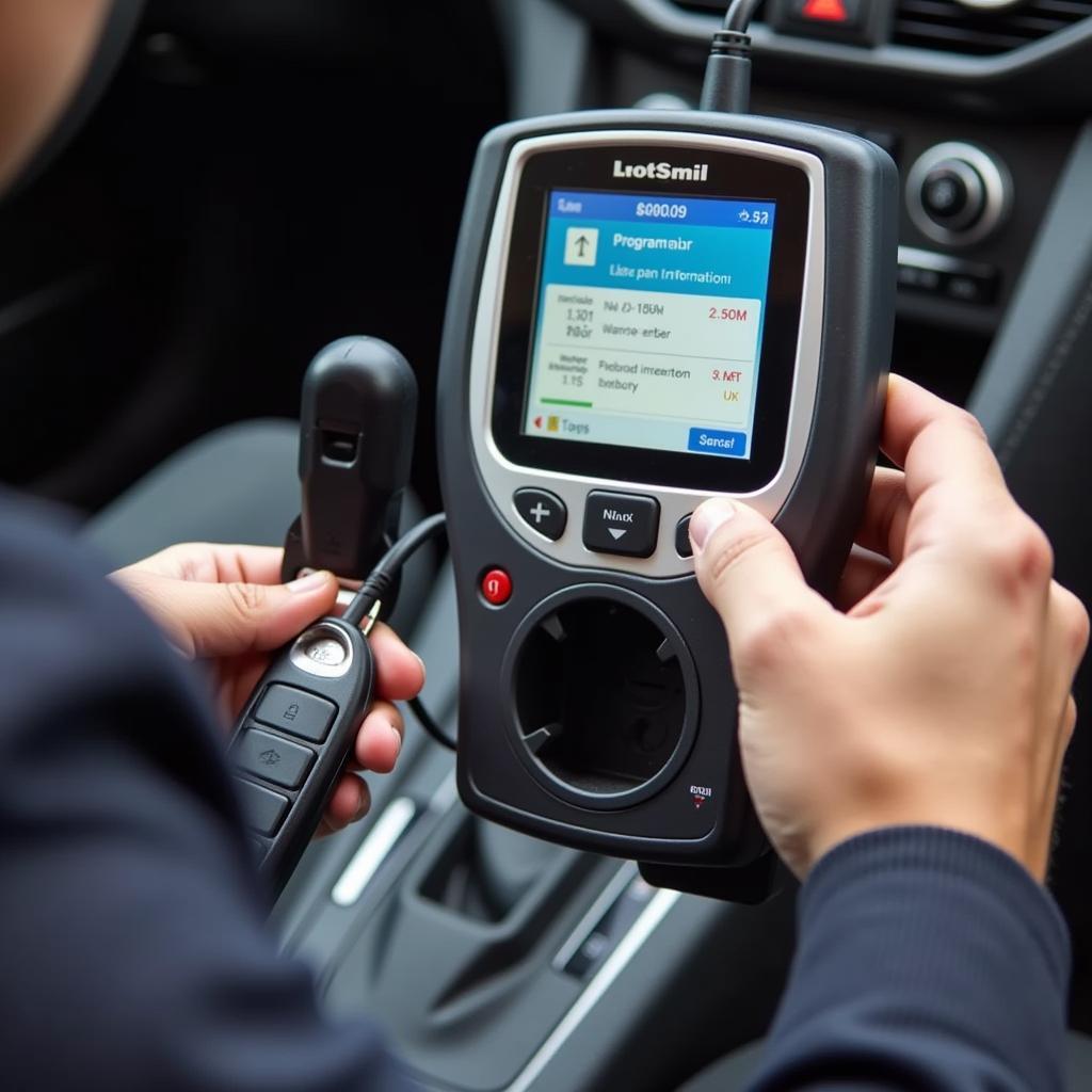 Locksmith Programming a Car Key Fob