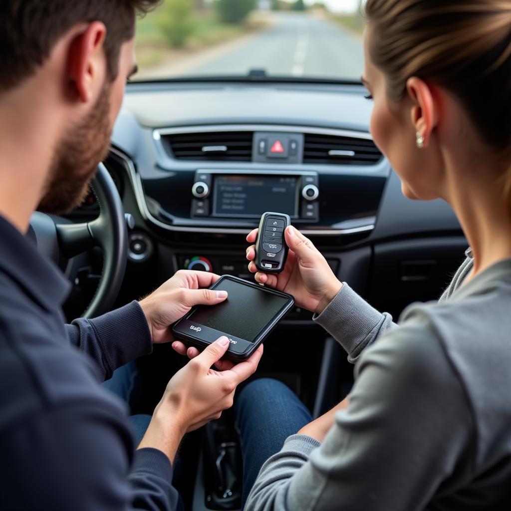 Locksmith Replacing a Car Key Fob