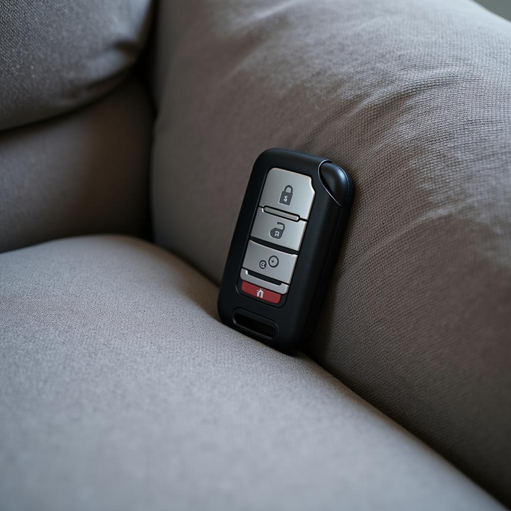 Lost Car Key Fob Under the Sofa