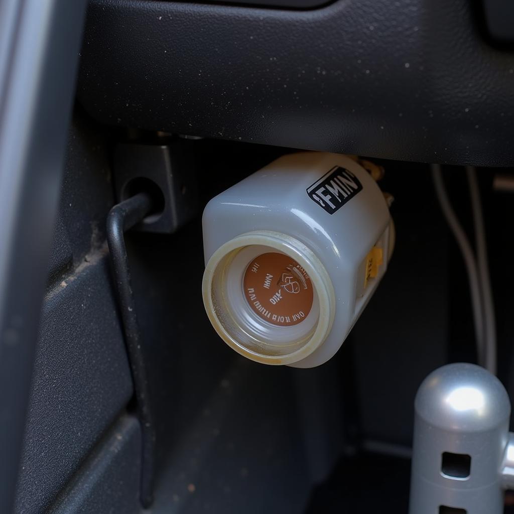 Low Brake Fluid Reservoir