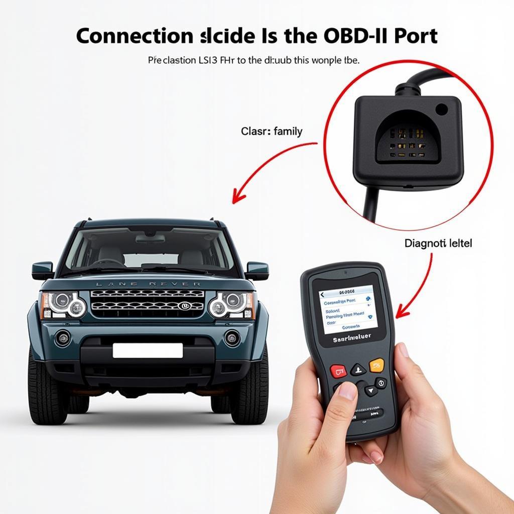 LR3 Brake System Diagnostic Tool Connection