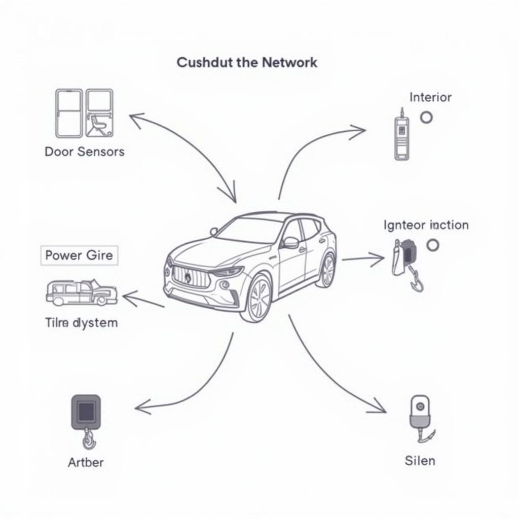 Maserati Levante Alarm System Components