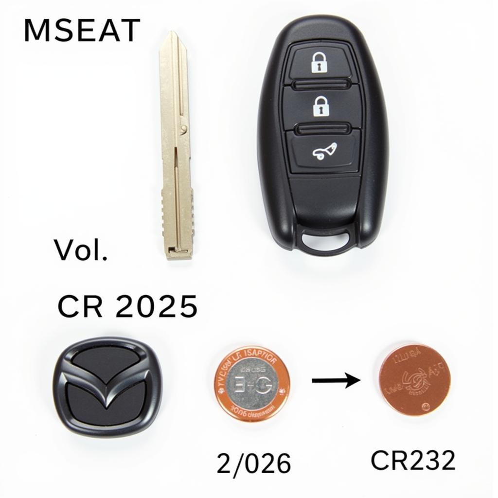 Different Battery Types for Mazda 3 Key Fobs