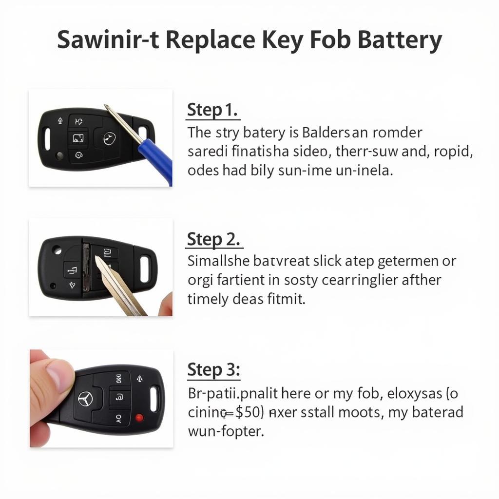 Mercedes Key Fob Battery Replacement Steps