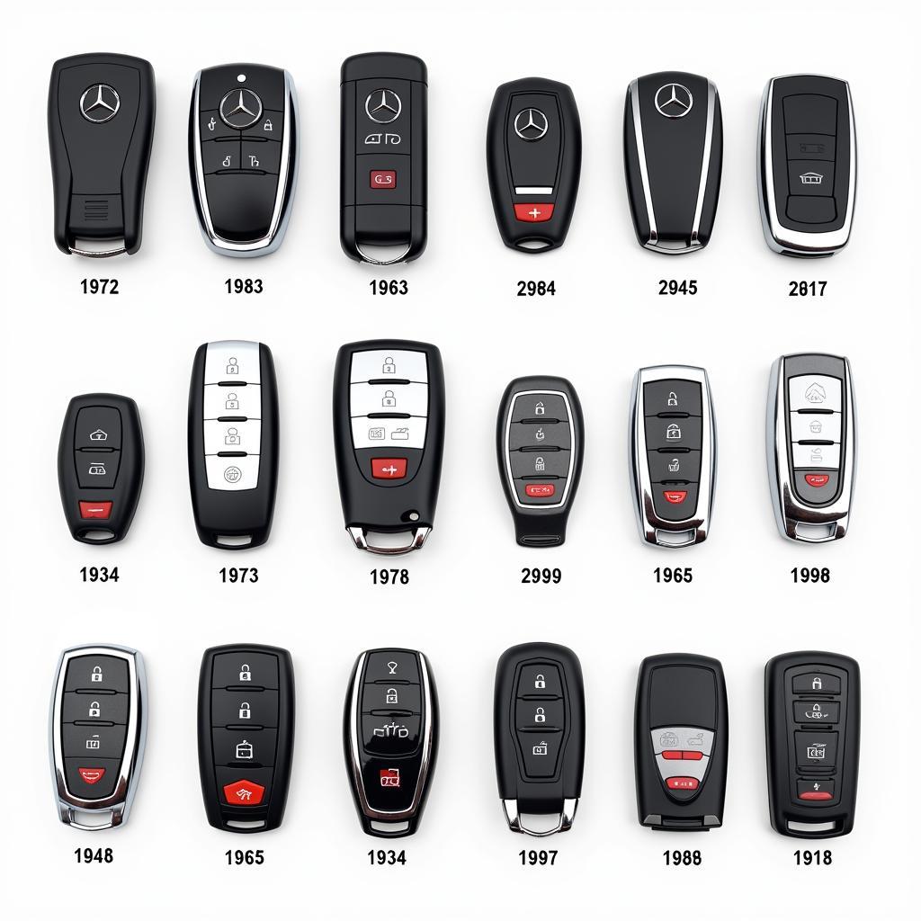 Different Types of Mercedes Key Fobs