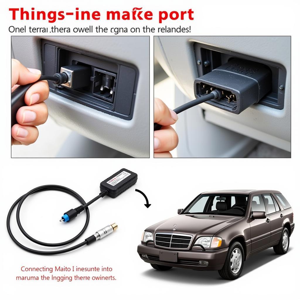 Connecting an OBD-II Scanner to a Mercedes W210