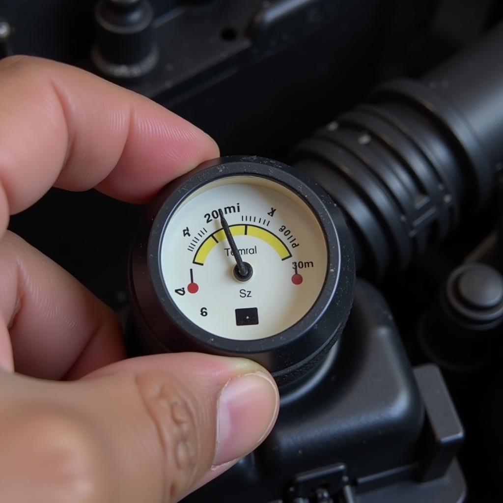 Checking the ML350 Brake Fluid Reservoir