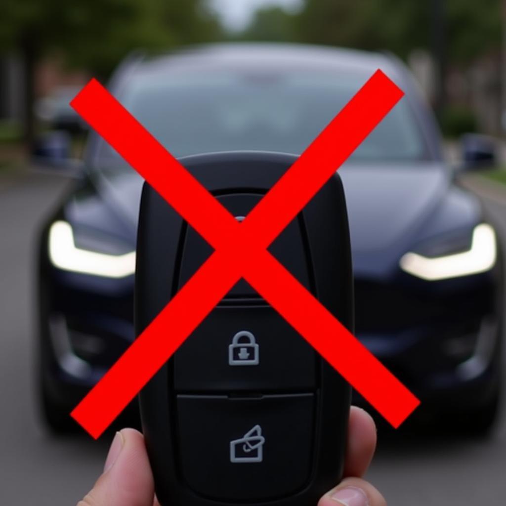 Model X Key Fob Not Responding