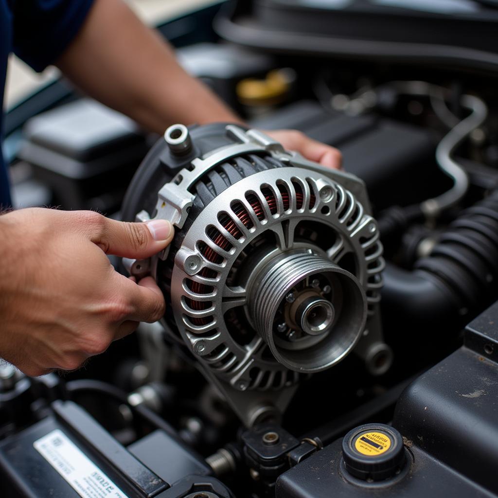 Installing a New Car Alternator