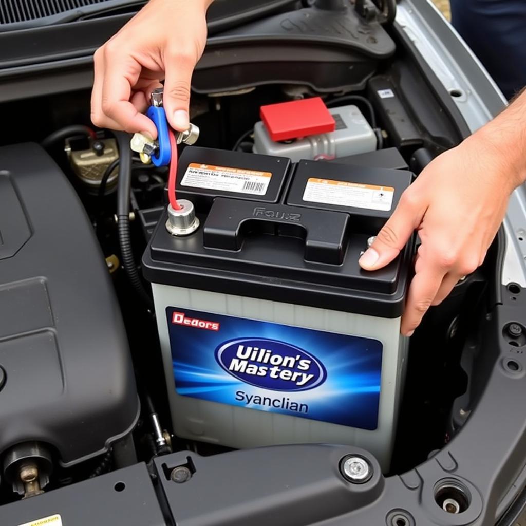 New Car Battery Installation