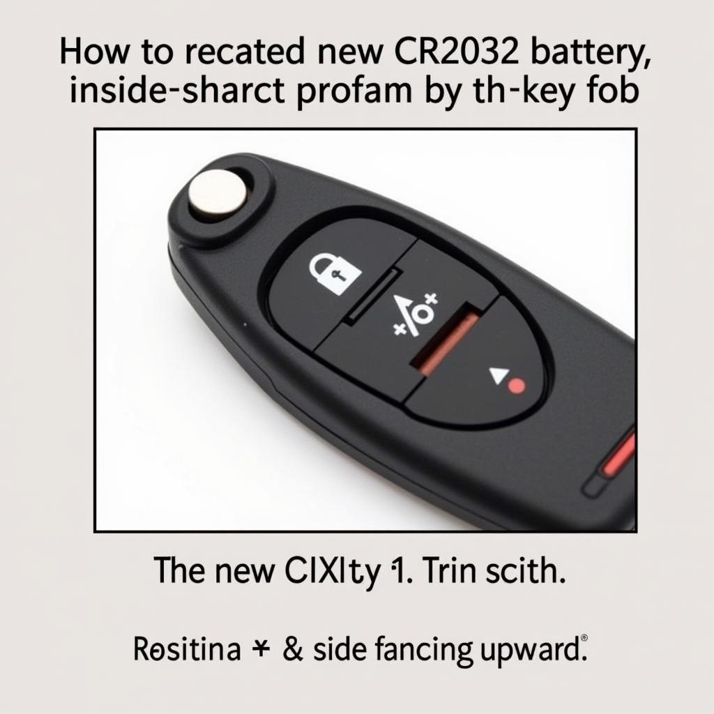 Installing the New CR2032 Battery in a Jeep Key Fob