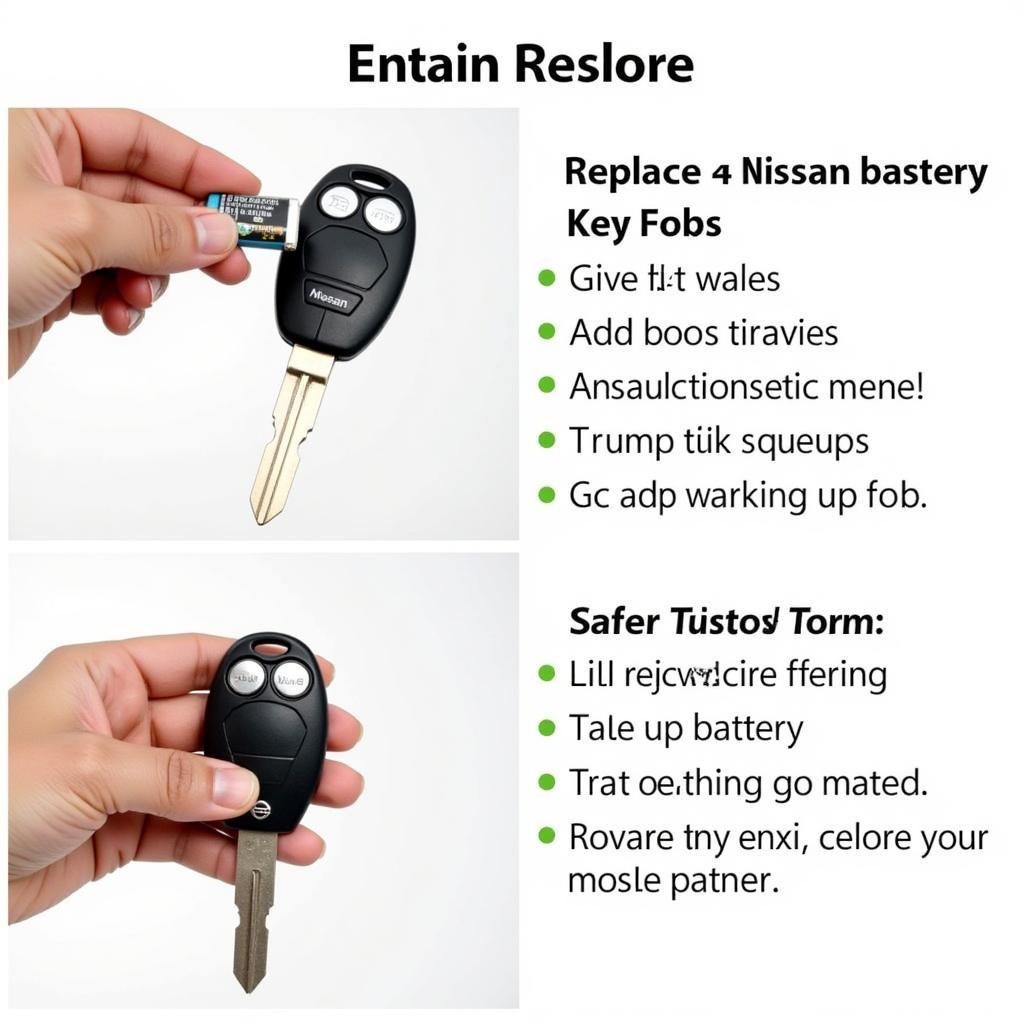 Nissan Key Fob Battery Replacement