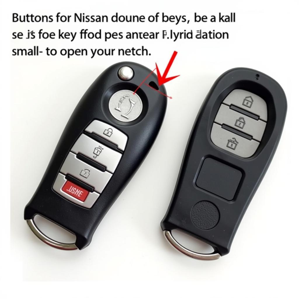 Replacing the battery in a Nissan key fob