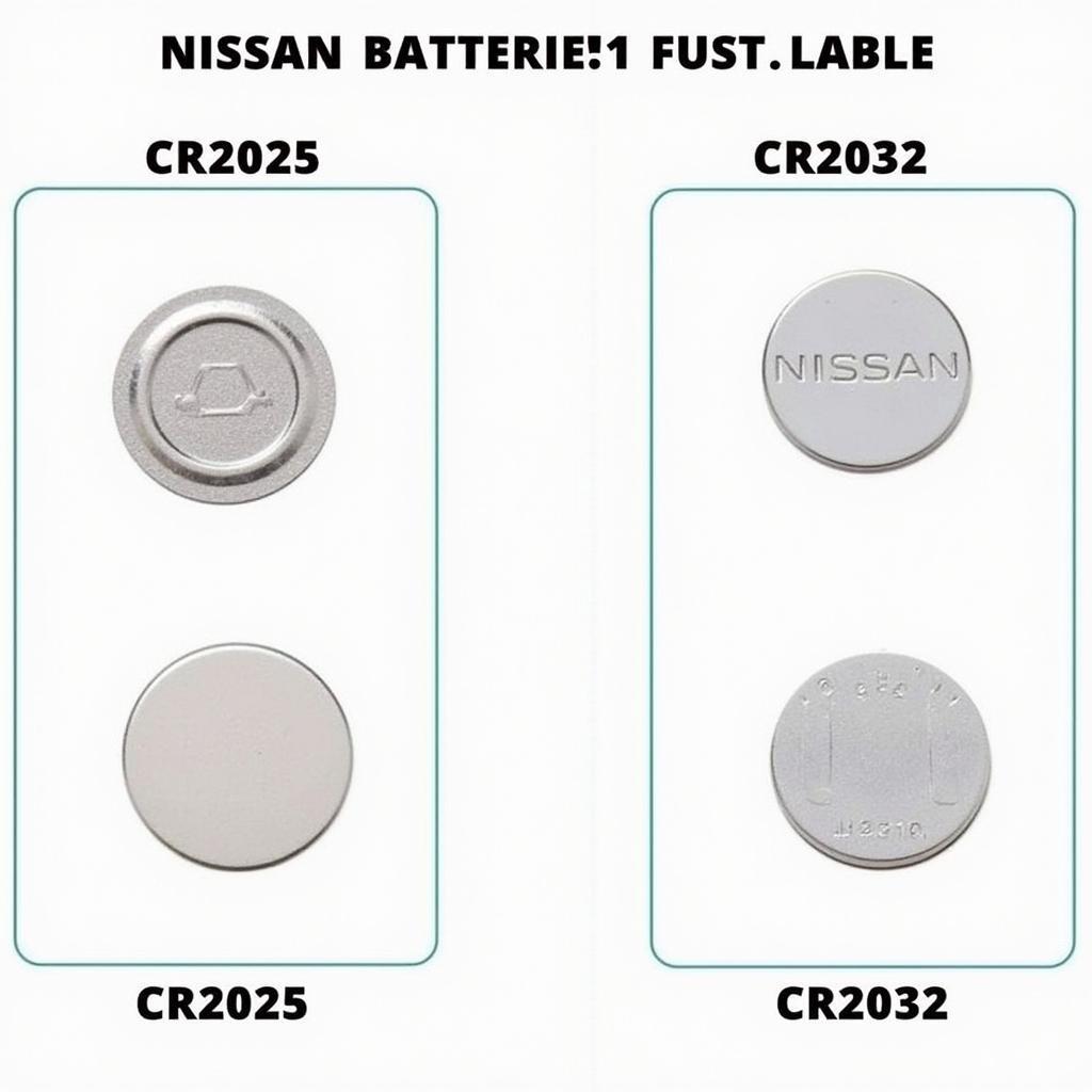 Nissan Key Fob Battery Types