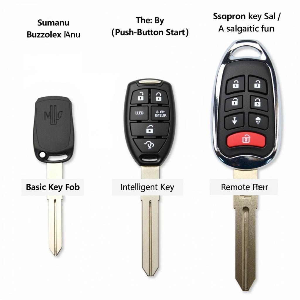 Types of Nissan Key Fobs