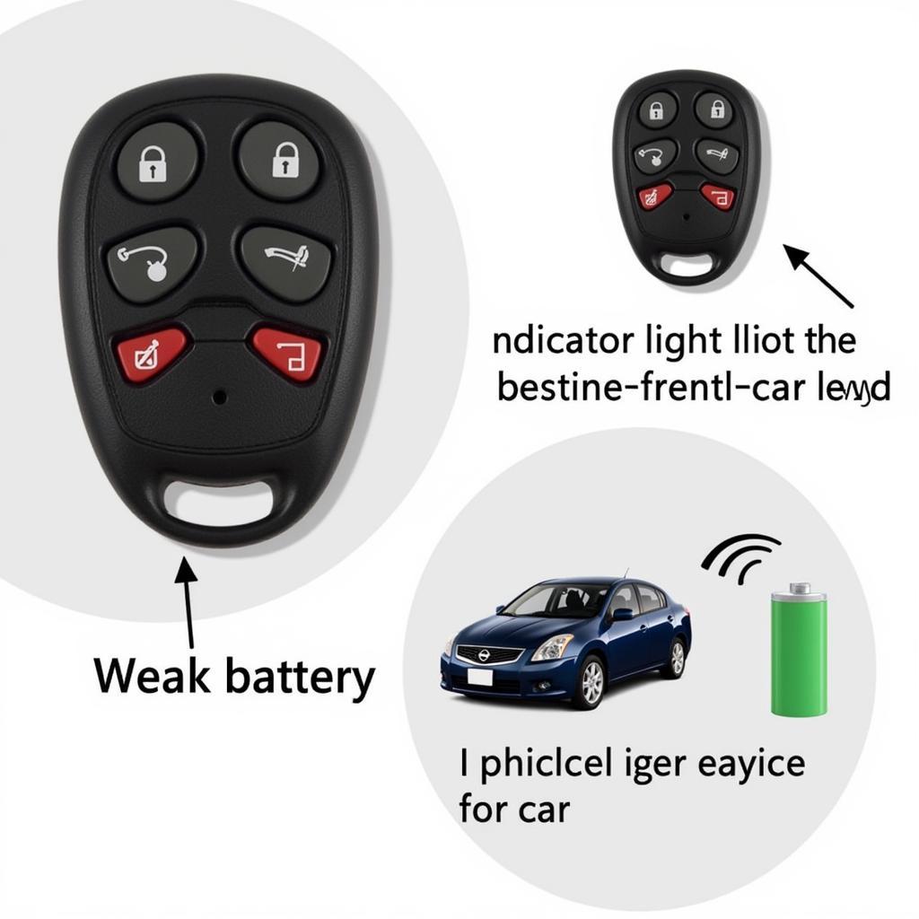 Nissan Rogue Key Fob Low Battery Signs