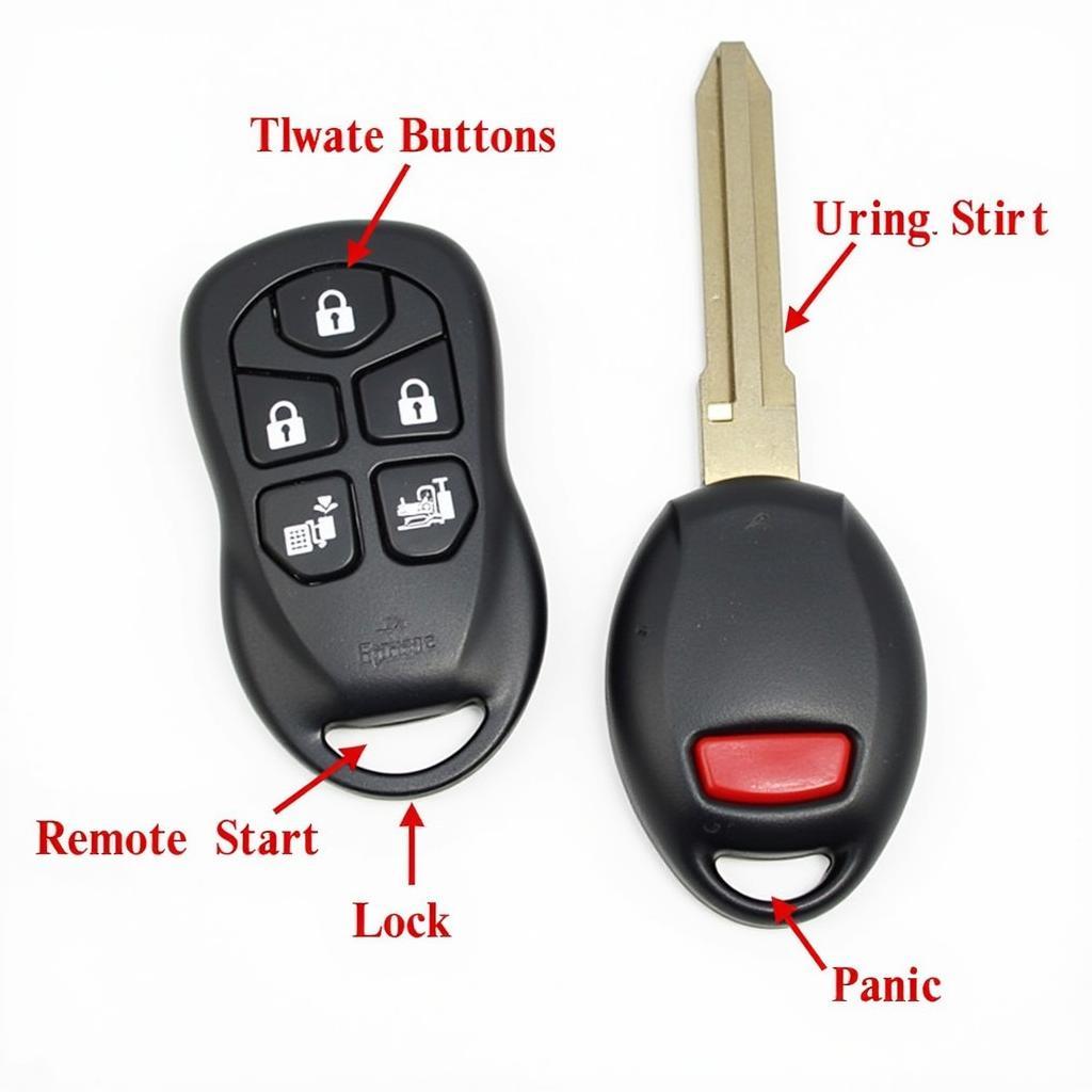 Nissan Rogue Remote Start Key Fob