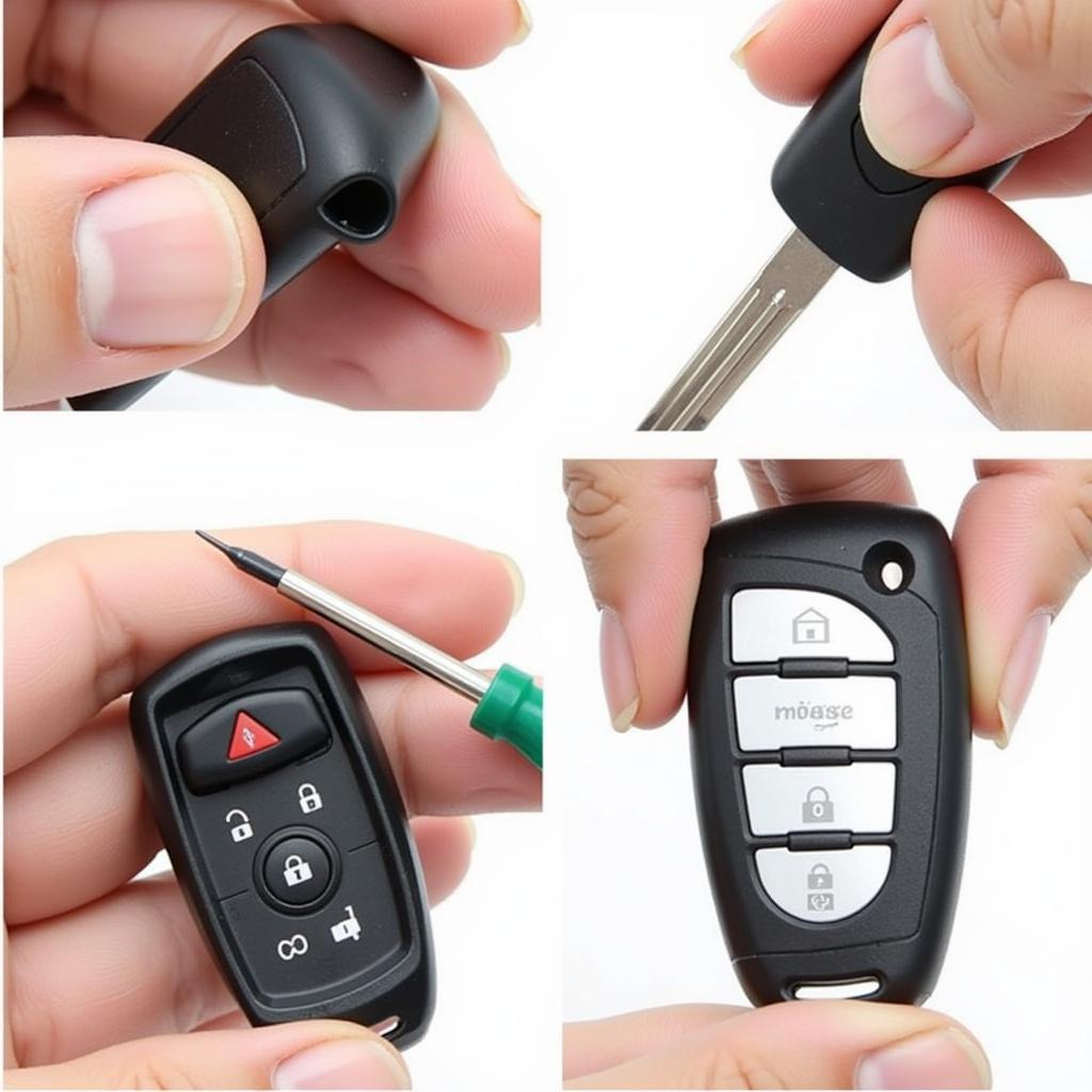 Opening a Dodge Key Fob with a Screwdriver