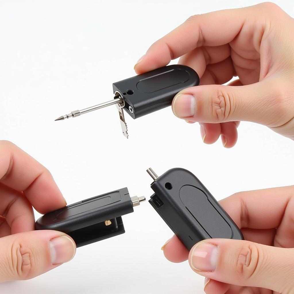 Opening Key Fob Using a Screwdriver