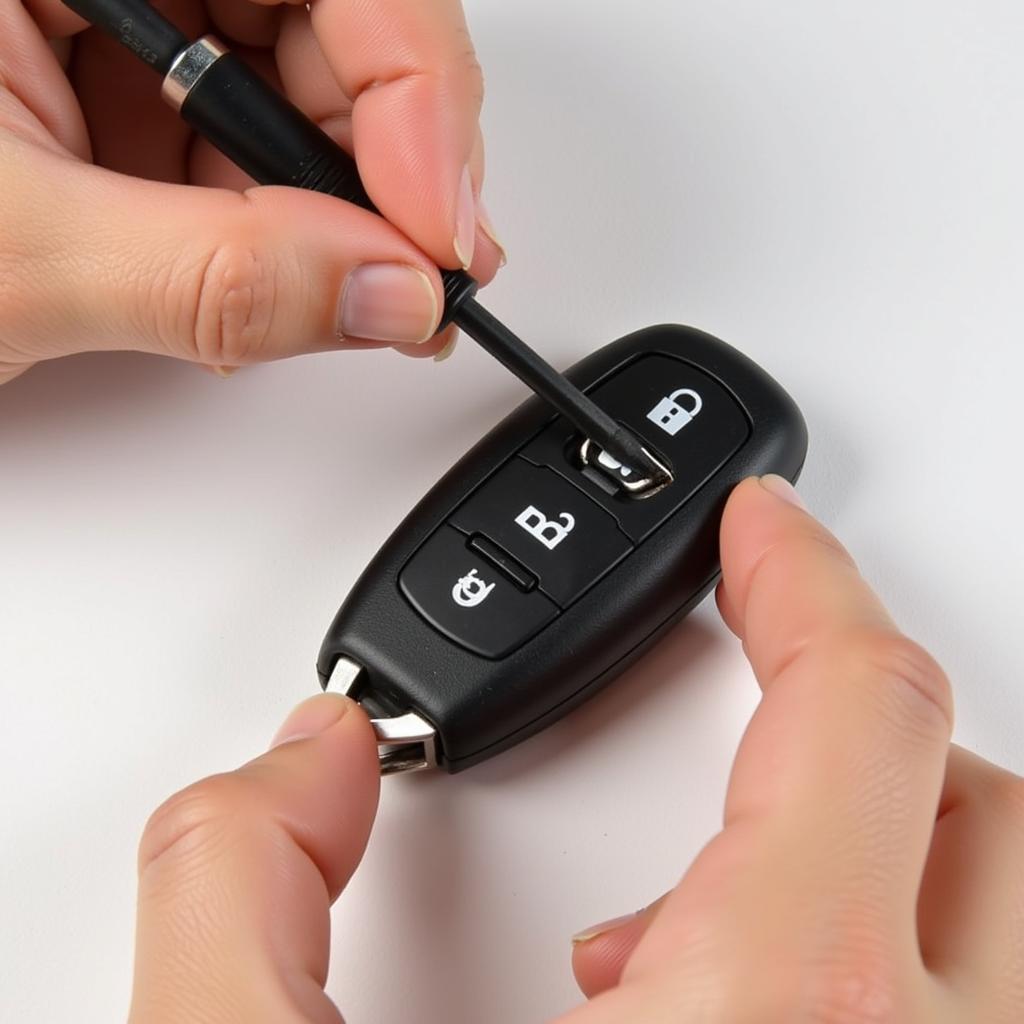 Opening a Mazda Key Fob