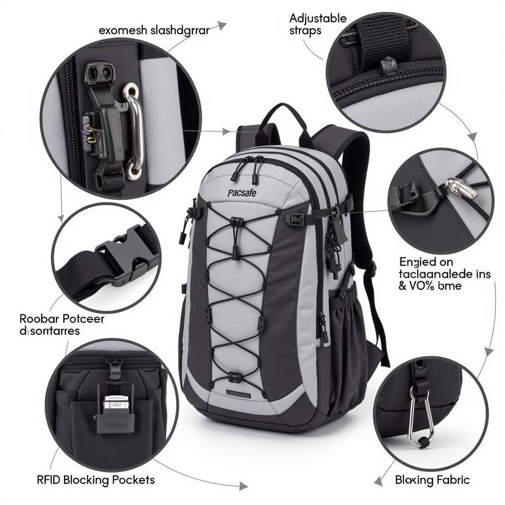 Pacsafe Venturesafe EXP45 Anti-Theft Travel Backpack