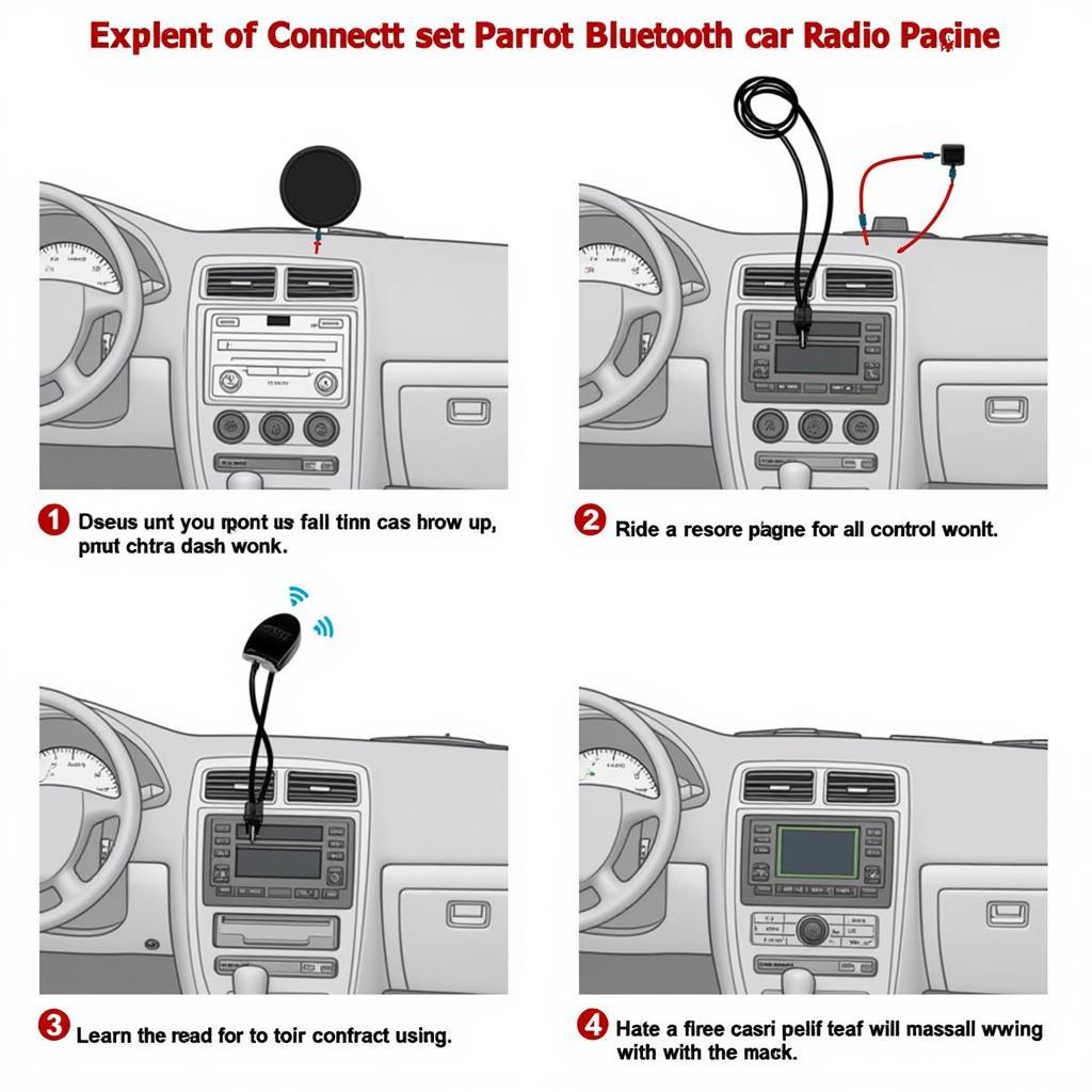 Parrot Car Radio Bluetooth Installation Process