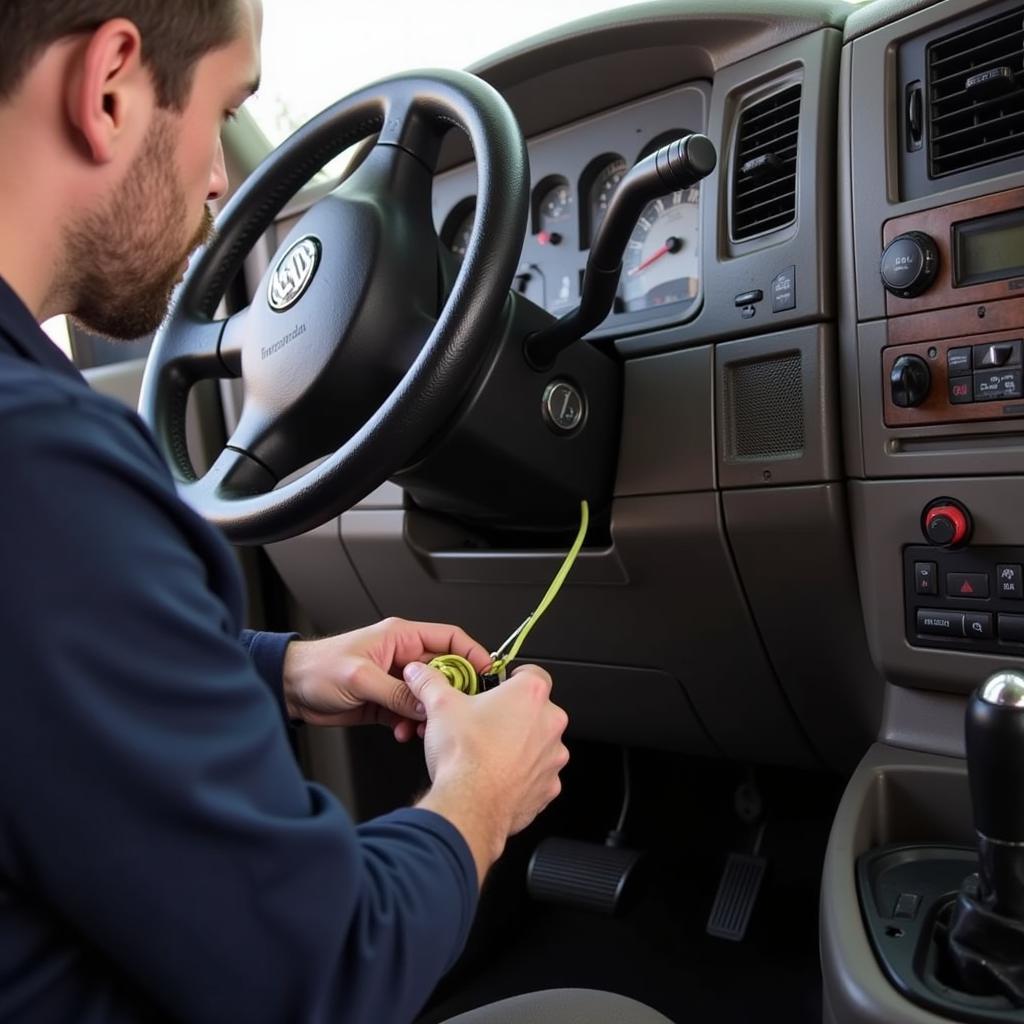 Preventative Maintenance for the Anti-theft System on a 2007 International Truck