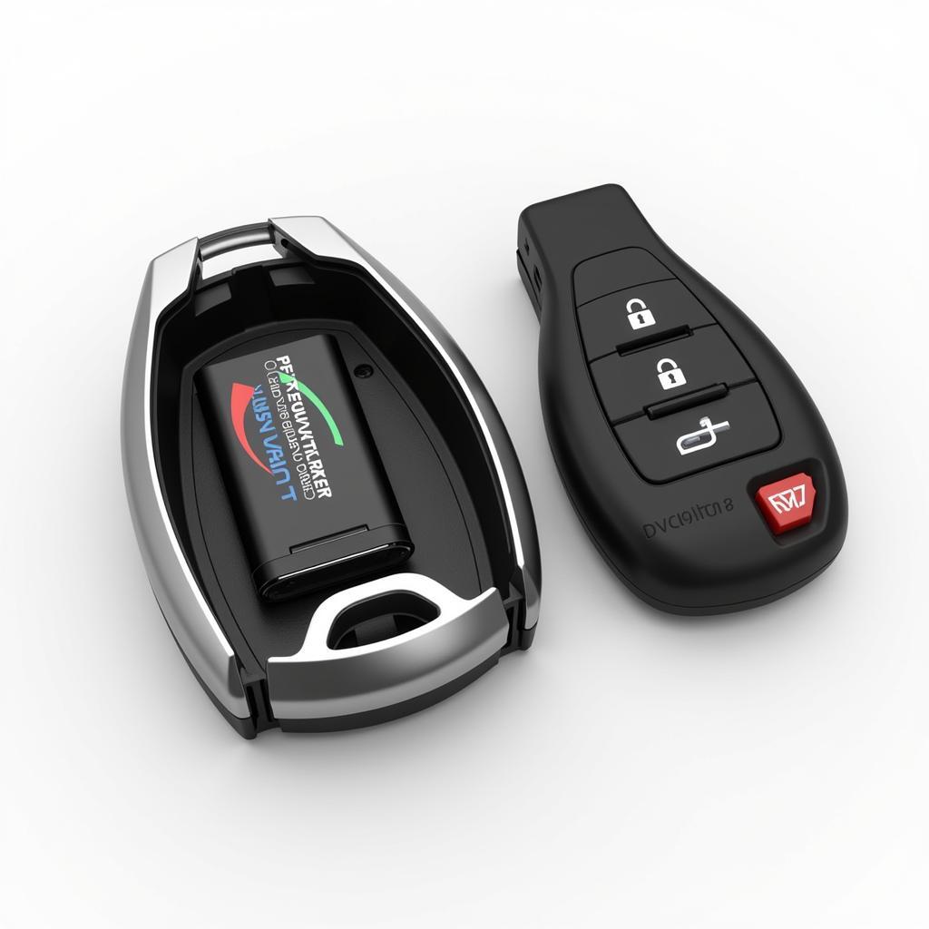 Prius Key Fob Opened with Battery Exposed