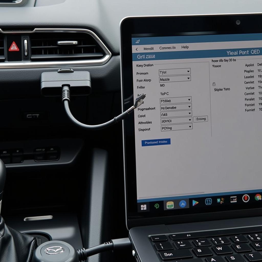 Programming a 2021 Mazda CX-30 Key Fob using Diagnostic Software