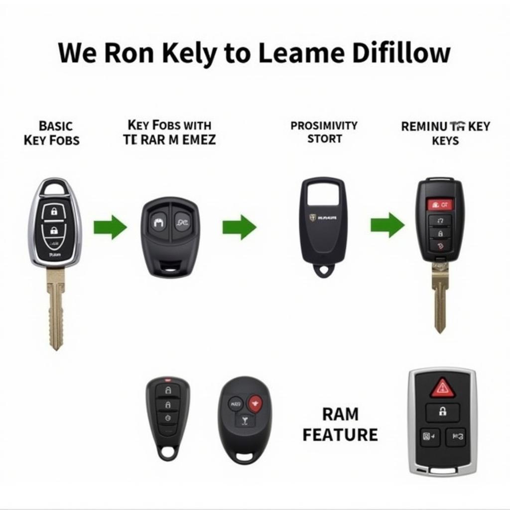 Different Types of RAM Key Fobs