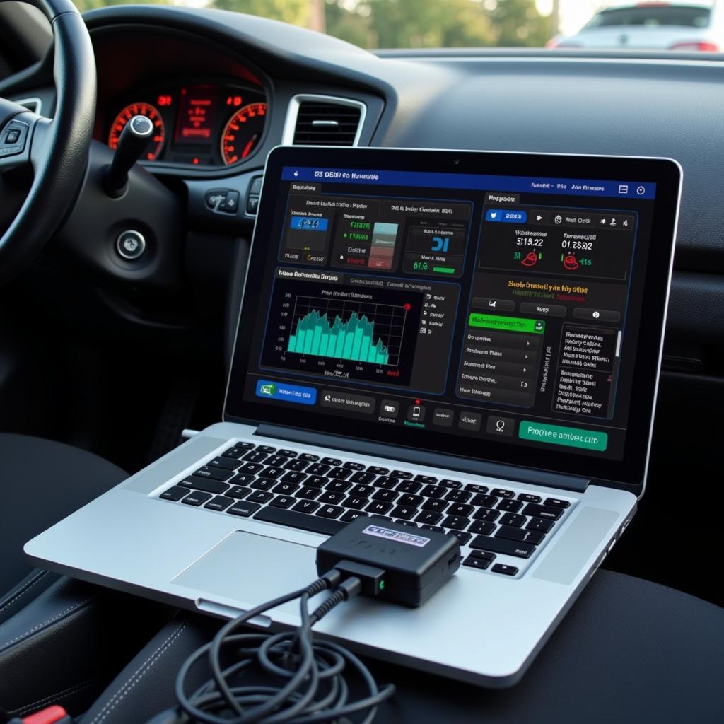 Remote Car Diagnostics Using a Laptop