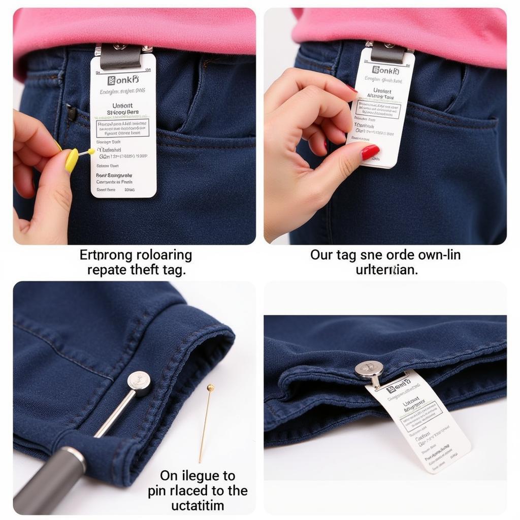 Removing an Anti-Theft Tag from Clothing