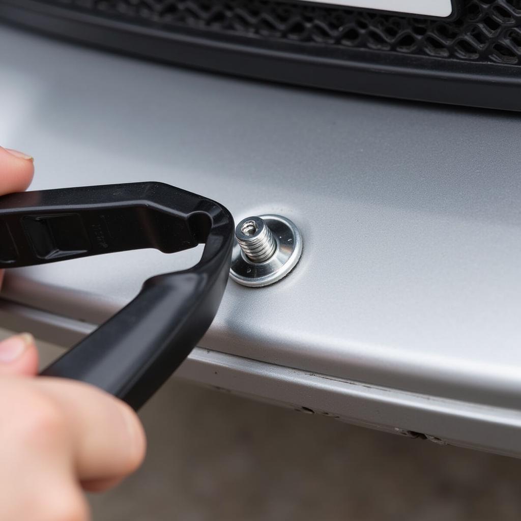 Removing One-Way Screws from a Car