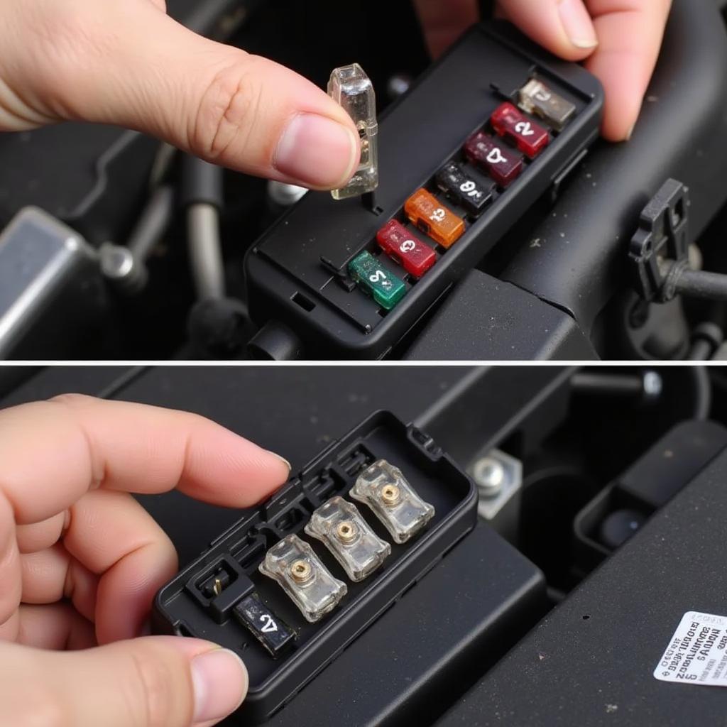 Replacing Blown Car Battery Fuse