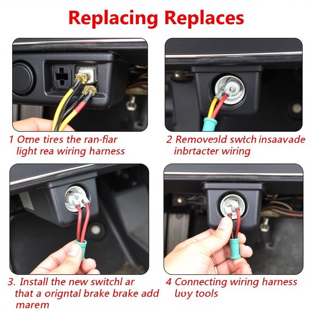 Replacing the Brake Warning Light Switch