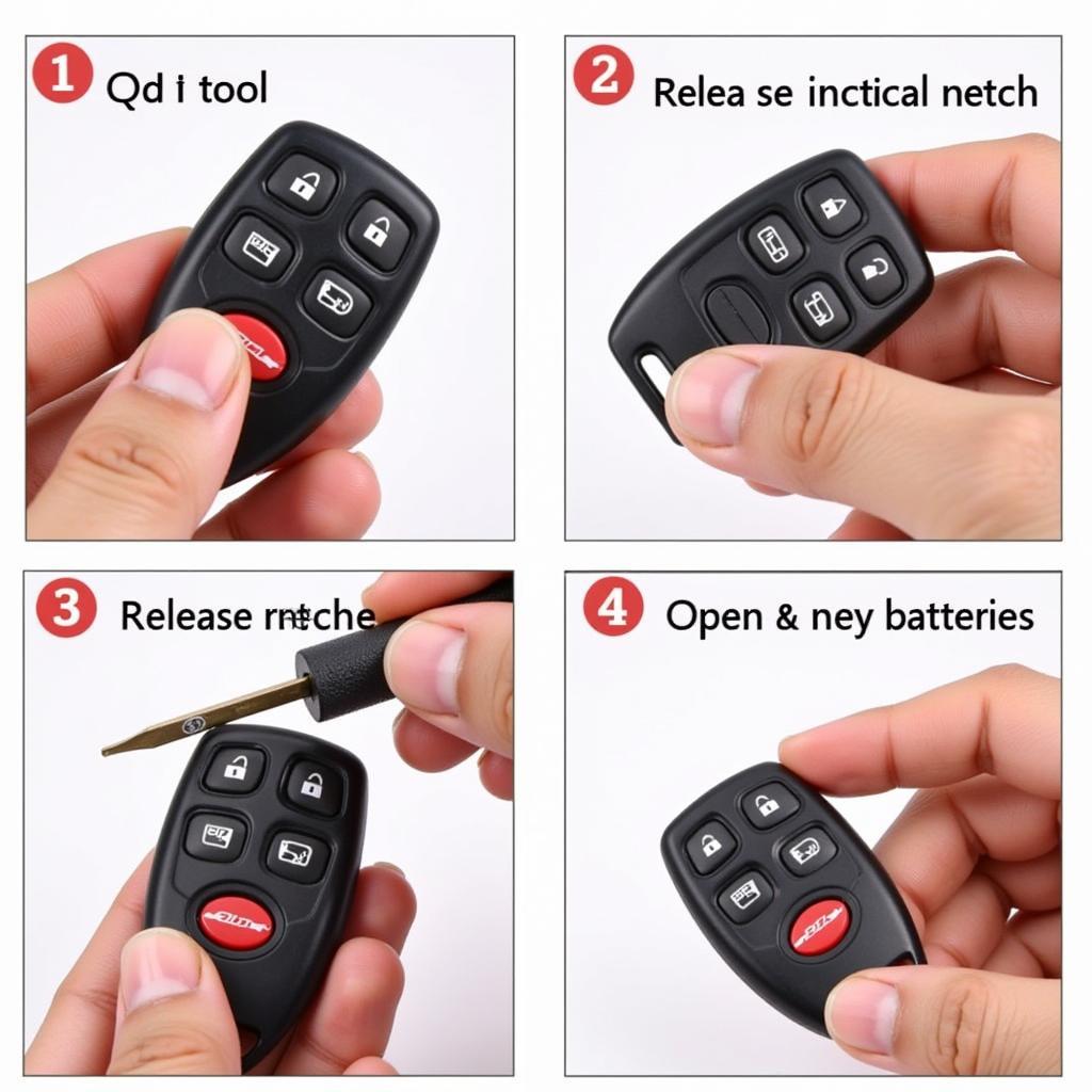 Replacing Key Fob Battery Steps