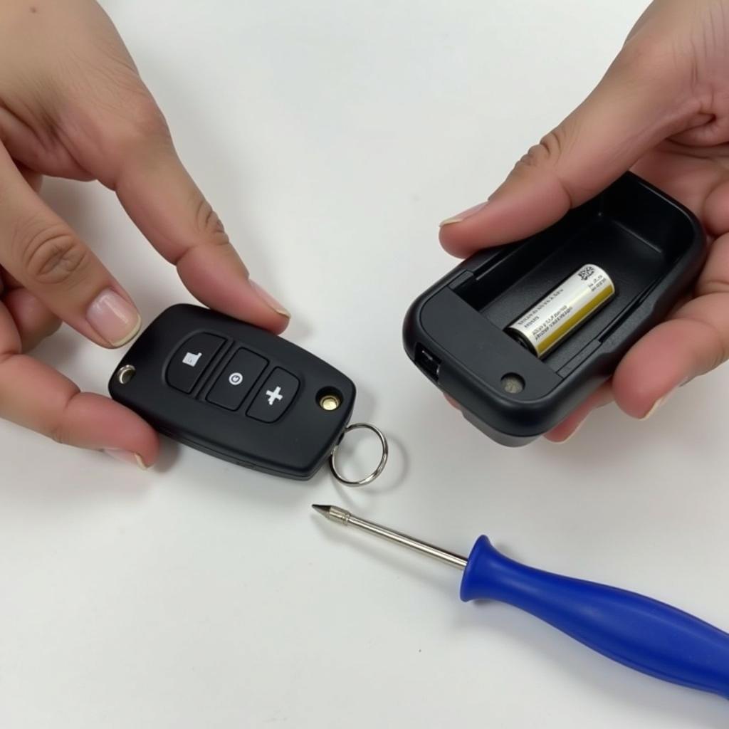 Replacing Land Rover Key Fob Battery