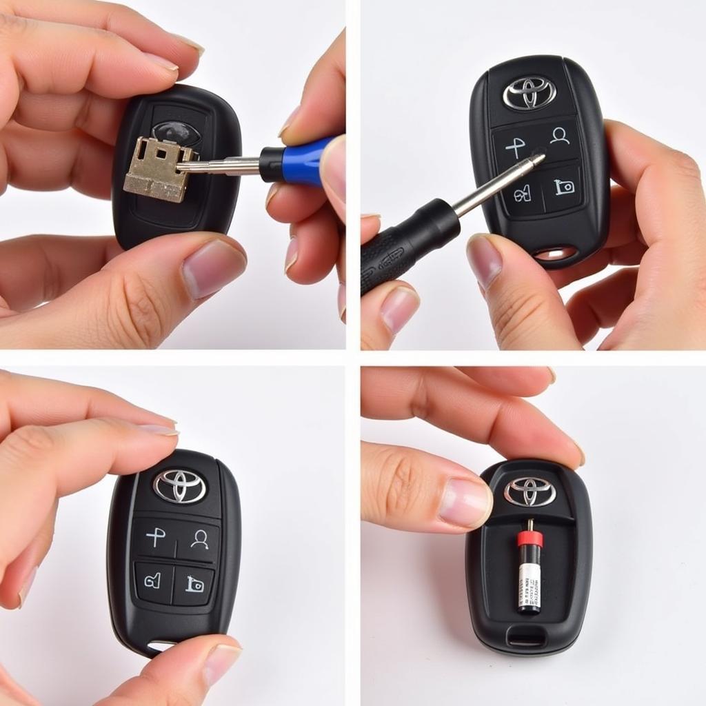 Replacing the Battery in a Toyota Key Fob