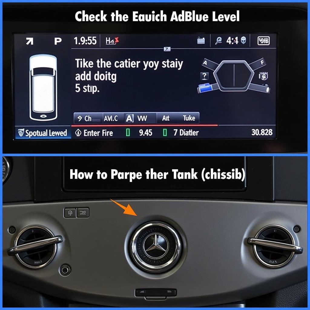 Checking AdBlue Level in Mercedes C220