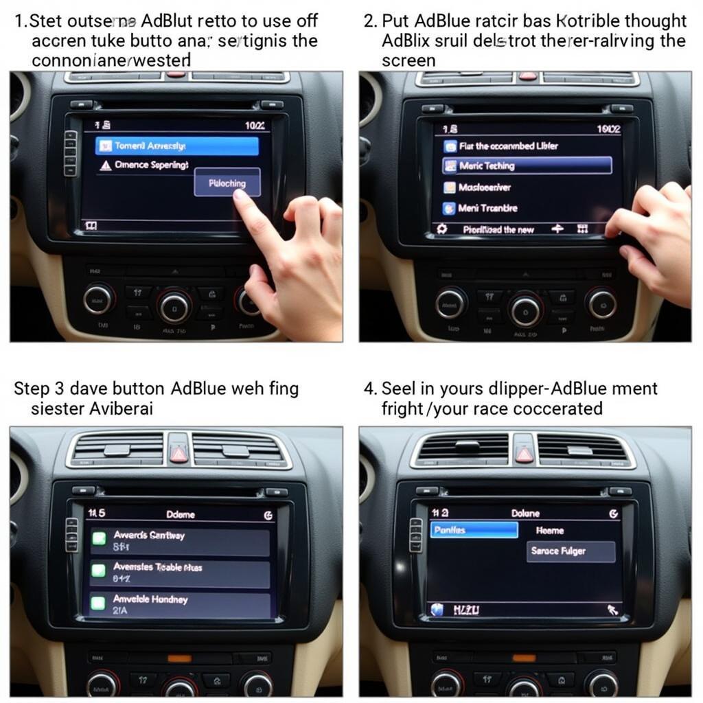 Resetting AdBlue Warning via Infotainment System