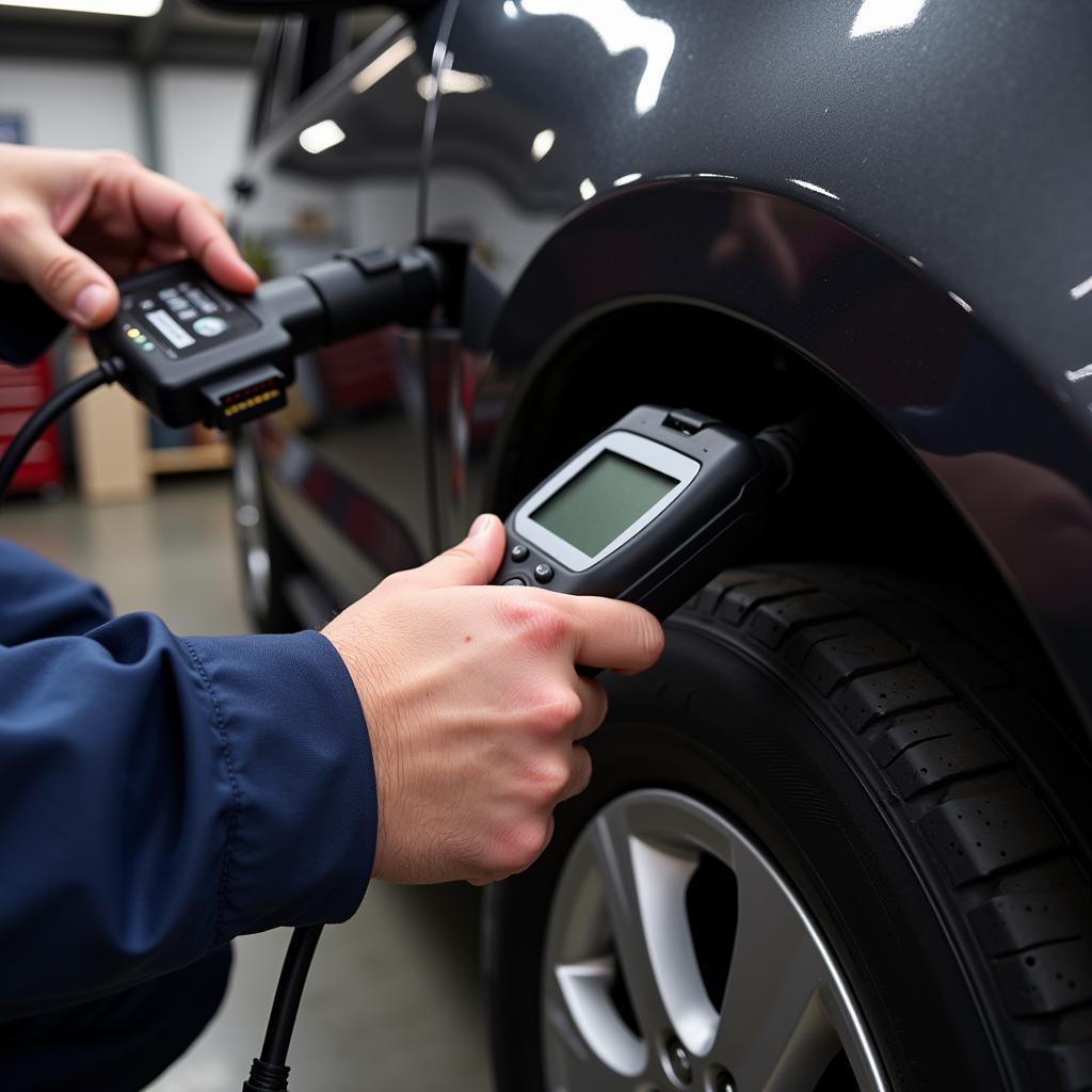 Scanning a Car for Diagnostic Trouble Codes (DTCs)