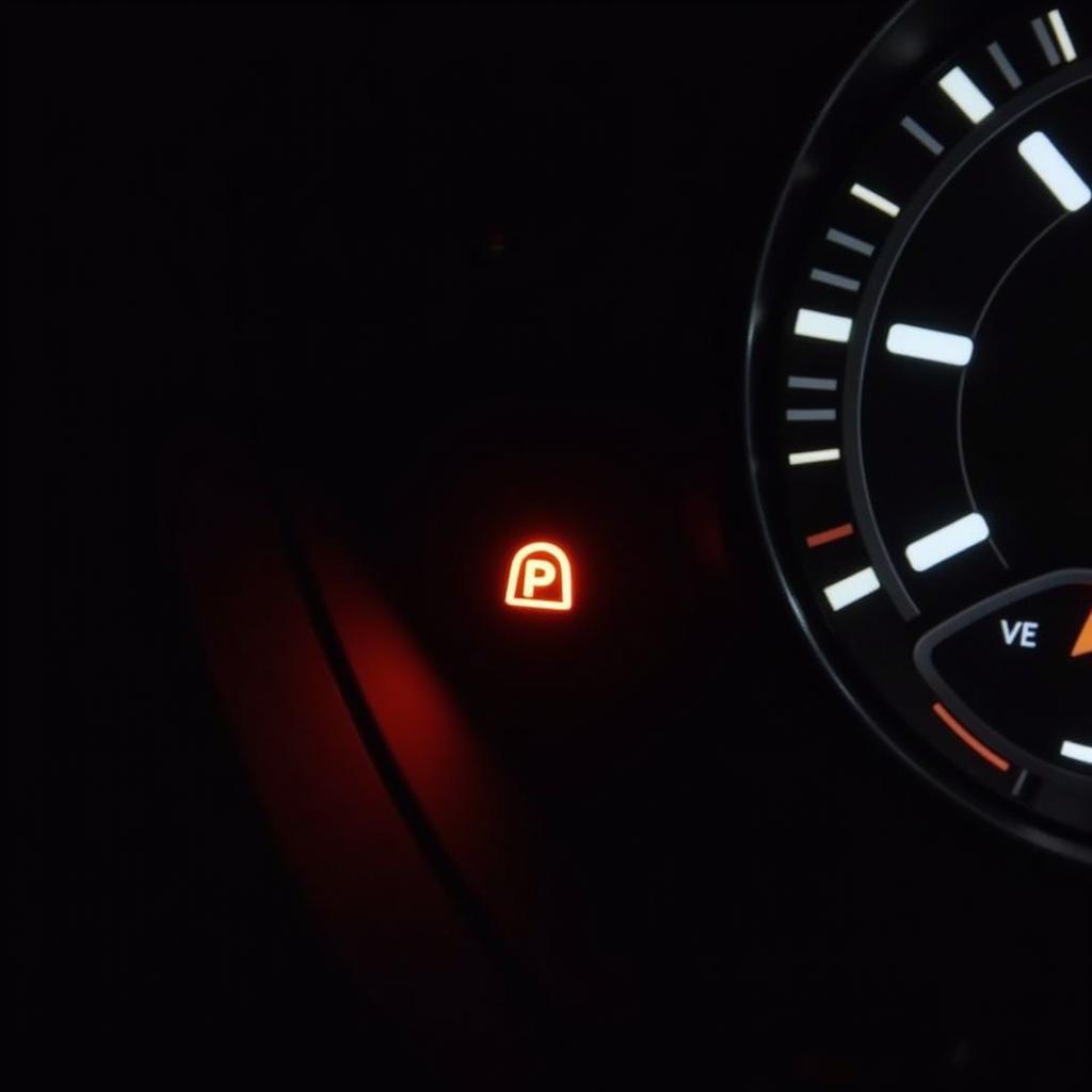 Seat Altea Dashboard with EPC Warning Light Illuminated