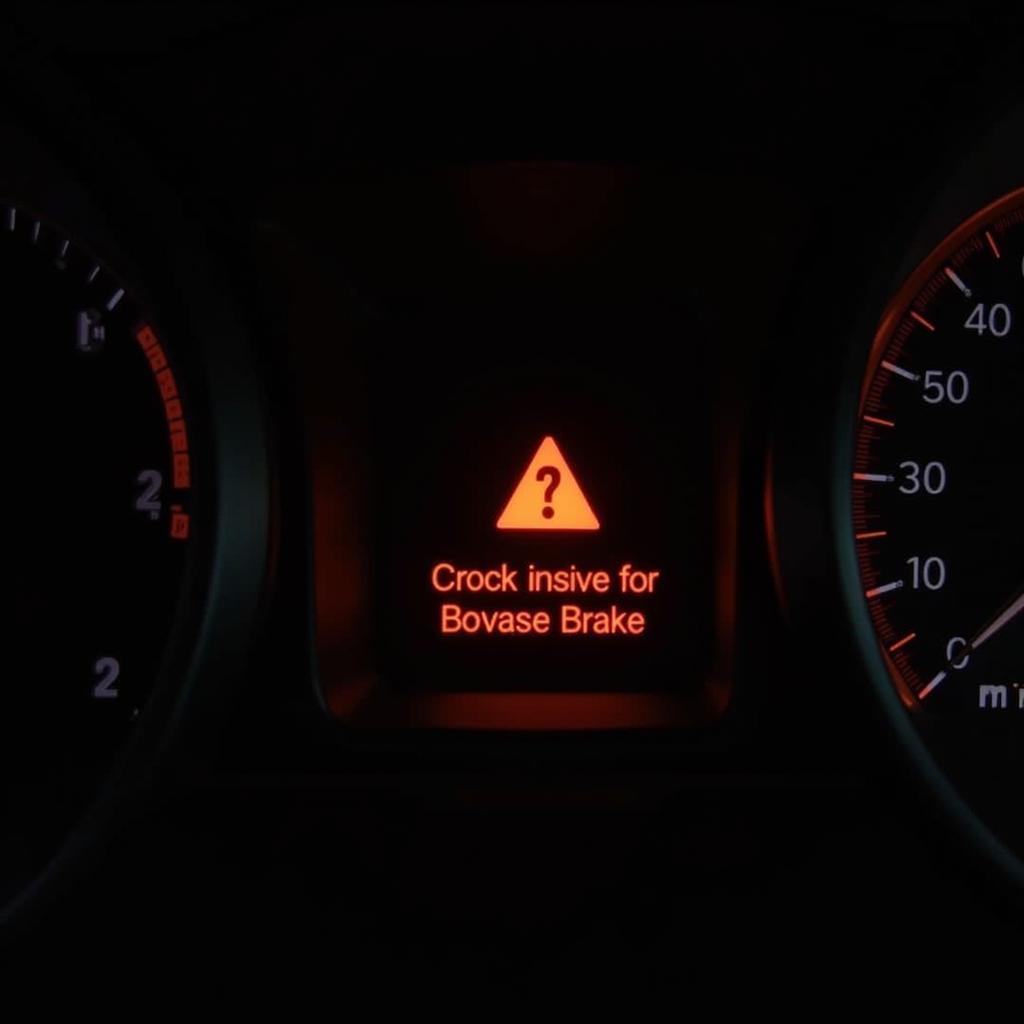 Chevy Silverado Service Brake System Warning Light